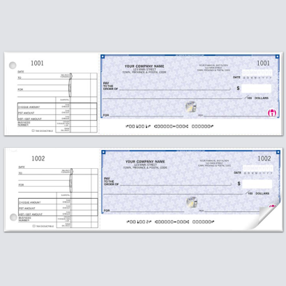 High Security Cheque 2 in 1 Page (WHS437)