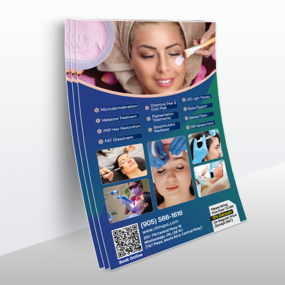 100lb Gloss Text Flyers