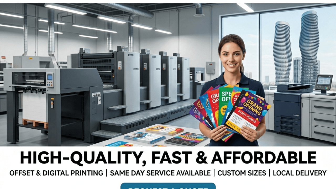 Best Flyer Printing Mississauga: High-Quality, Fast & Affordable Services
